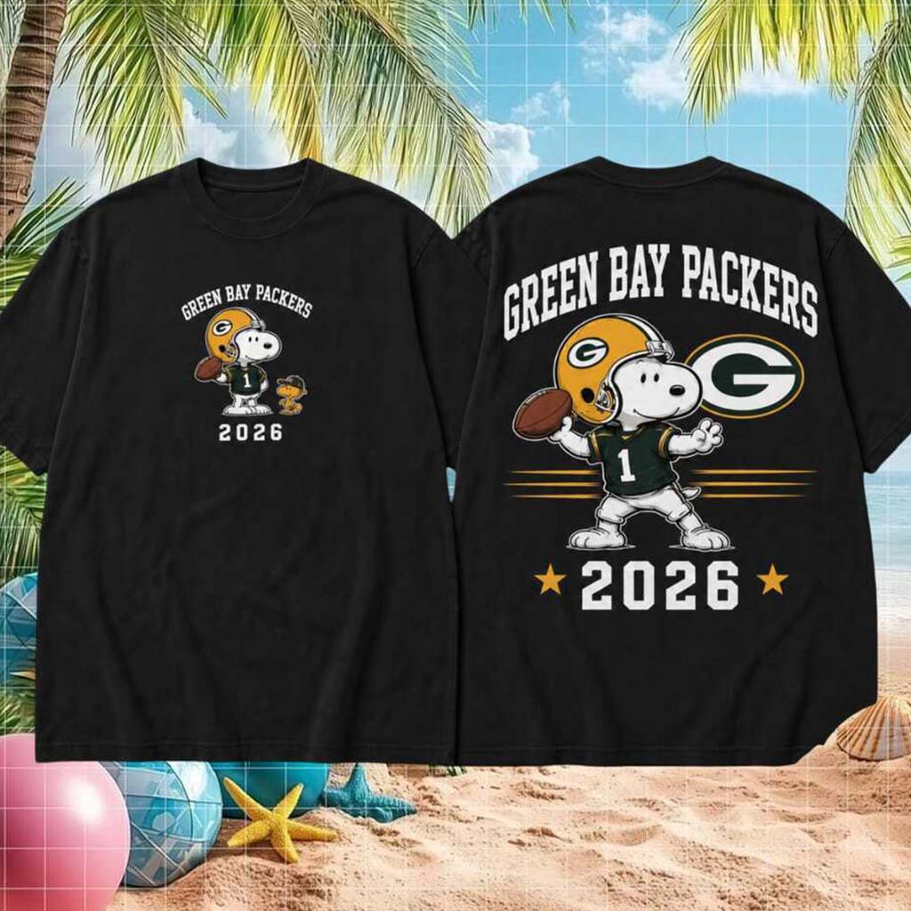 Green Bay Packers Football Snoopy 2026 Shirt Packers Merch Gift For Football Fans - Kdjoy Green Bay Packers Football Snoopy 2026 Shirt Packers Merch Gift For Football Fans - Kdjoy