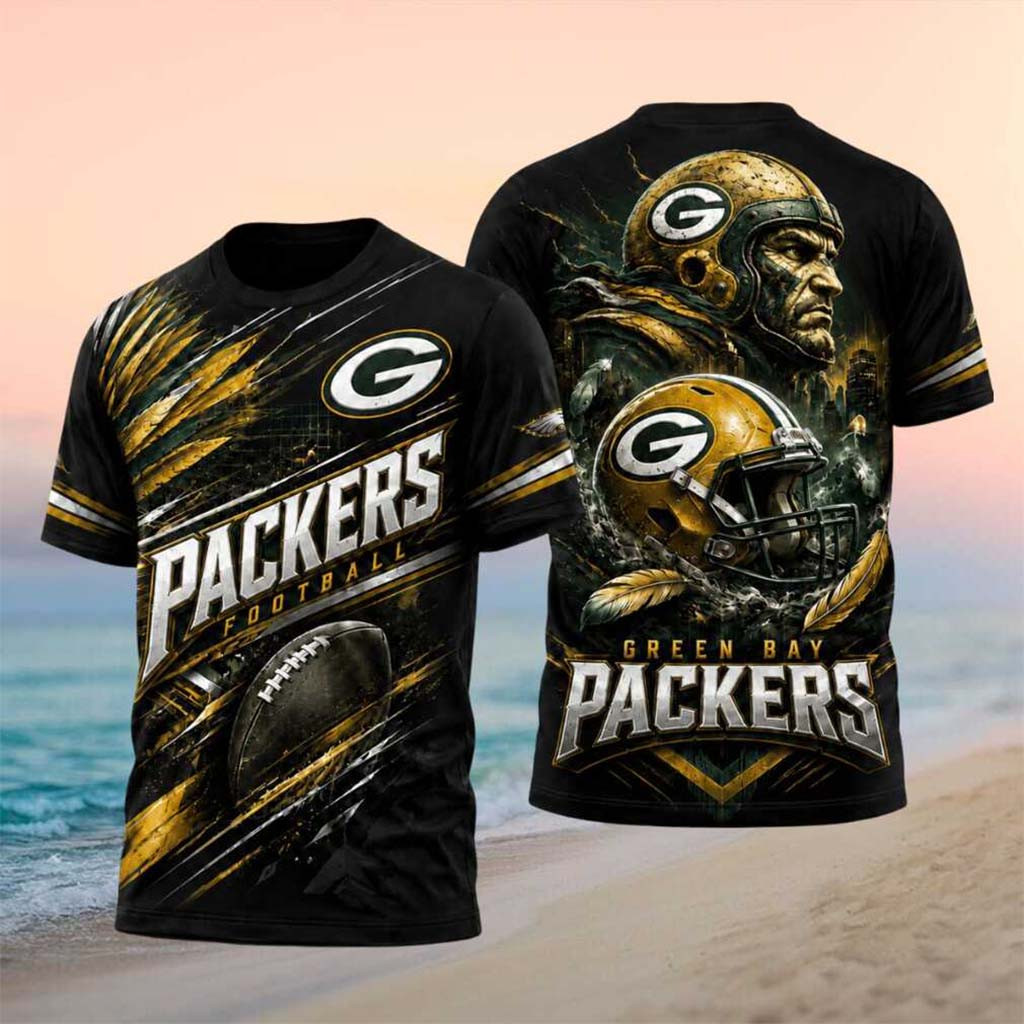 Green Bay Packers Football Vintage Helmet Graphic Shirt Packers Merch Gift For Game Day - Kdjoy