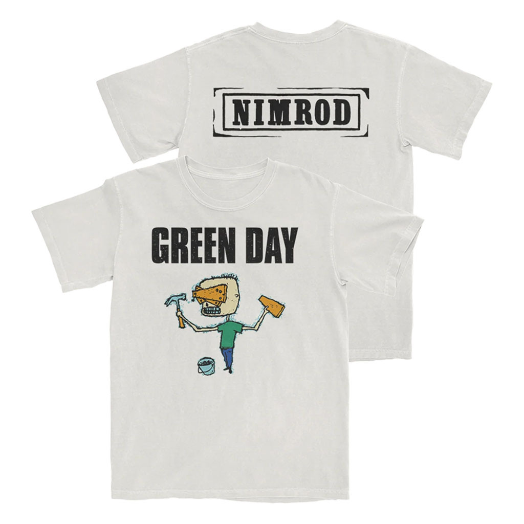 Green Day Merch 2026 Nimrod Vintage Blindfold T-Shirt Gifts For A Rock Music Lover - Kdjoy