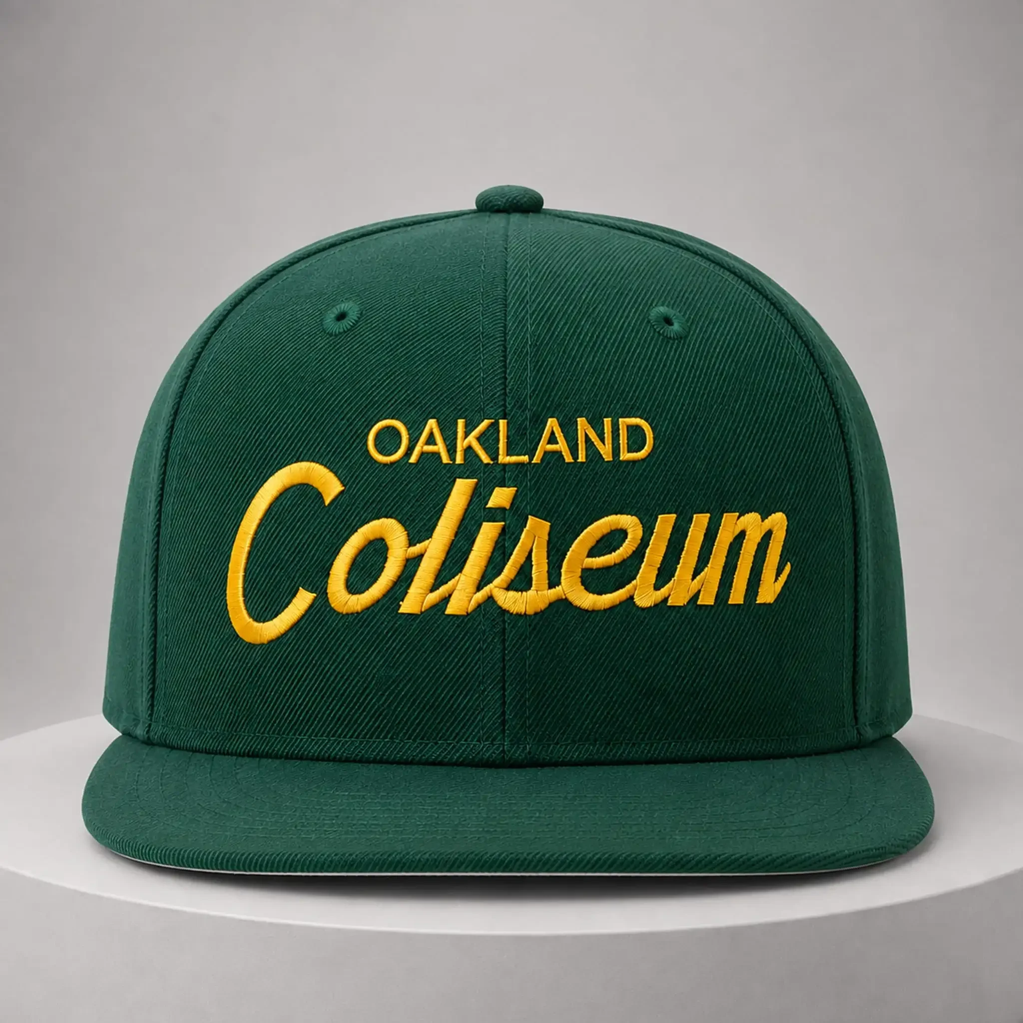 Greg Silver Oakland Coliseum Snapback Hat Embroidered Birthday Present For Husband - Kdjoy