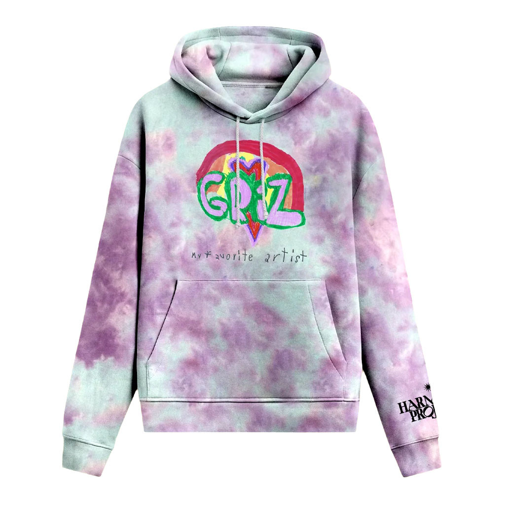 GRiZ Merch 2026 Harmony Project X Colibri Tie Dye Hoodie My Favorite Artist Hoodie Fan Gifts - Kdjoy
