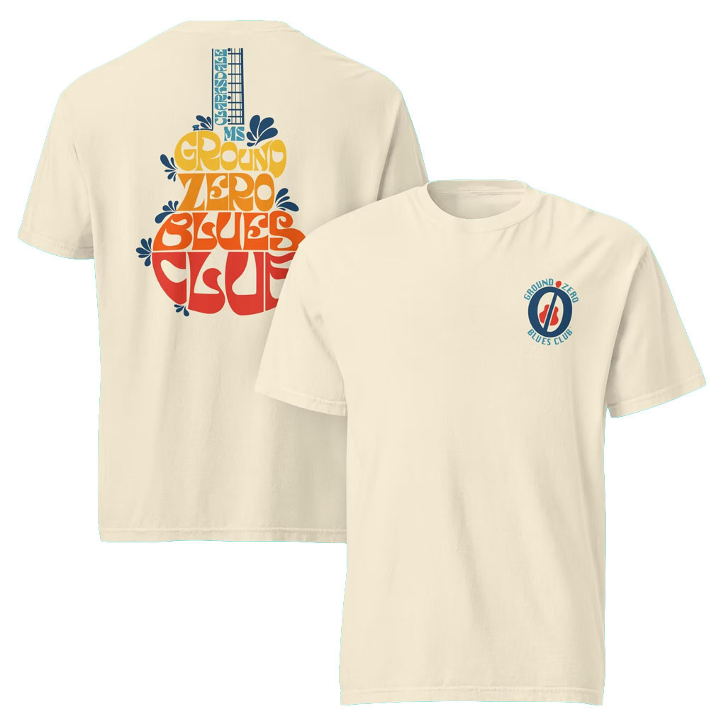 Ground Zero Blues Club Merch 2026 Groovy Guitar T-Shirt Gift Ideas For Friends Ground Zero Blues Club Merch 2026 Groovy Guitar T-Shirt Gift Ideas For Friends