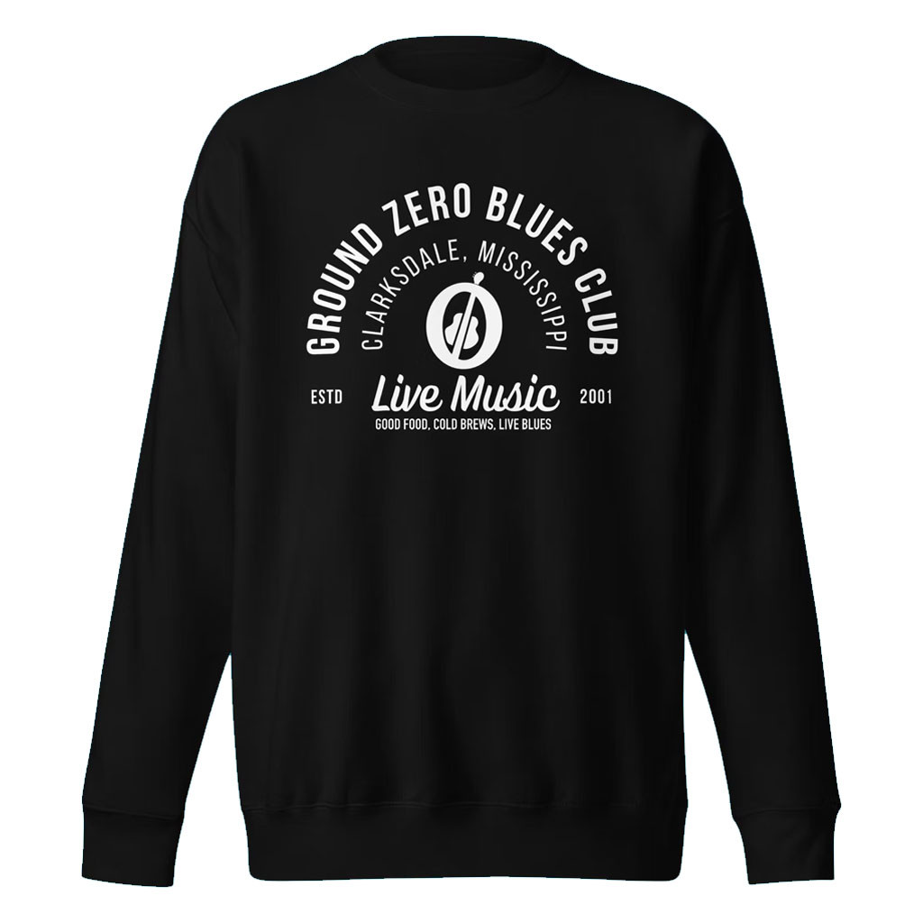 Ground Zero Blues Club Merch 2026 Live Music Sweatshirt Best Gifts For Music Lovers