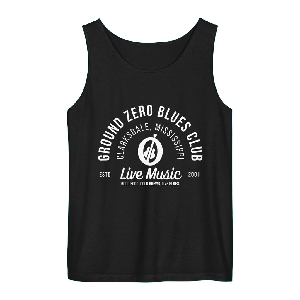 Ground Zero Blues Club Merch 2026 Live Music Tank Top Unique Gifts For Music Lovers
