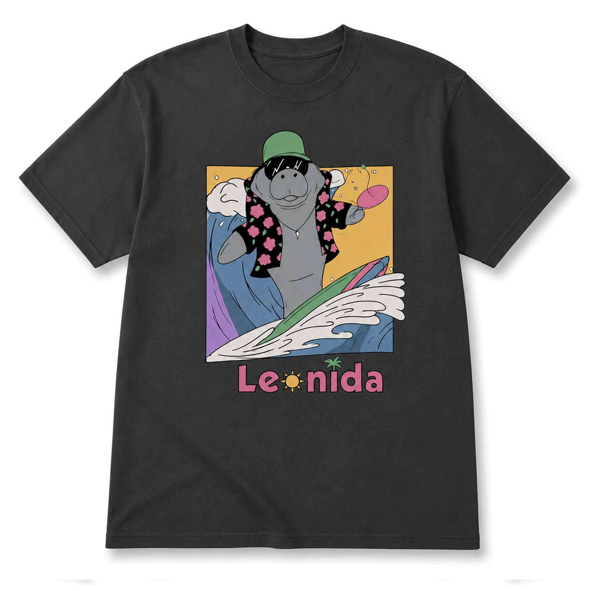 GTA 6 Manatee Surfing Leonida Shirt Grand Theft Auto VI Merch Gift For Brothers - Kdjoy