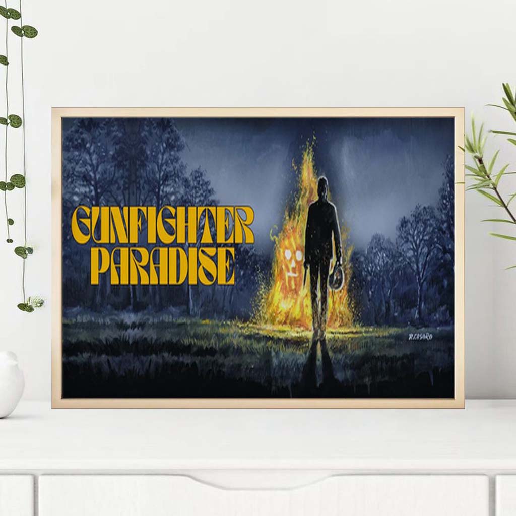 Gunfighter Paradise 2026 Movie Poster Gunfighter Paradise Merch Horror Lover Wall Art Decor - Kdjoy