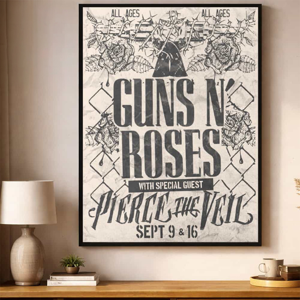 Guns N Roses Merch Texas 2026 Show Event Poster Wall Art Decorations Gifts For Music Lovers - Kdjoy Guns N Roses Merch Texas 2026 Show Event Poster Wall Art Decorations Gifts For Music Lovers - Kdjoy