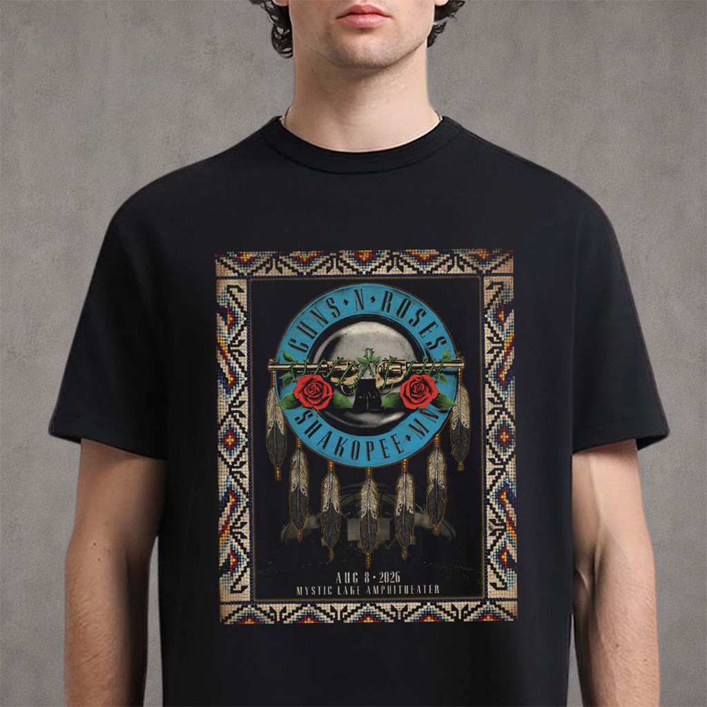 Guns N Roses Shakopee MN 2026 Event Poster Guns N Roses Merch Gifts For Music Fans Guns N Roses Shakopee MN 2026 Event Poster Guns N Roses Merch Gifts For Music Fans