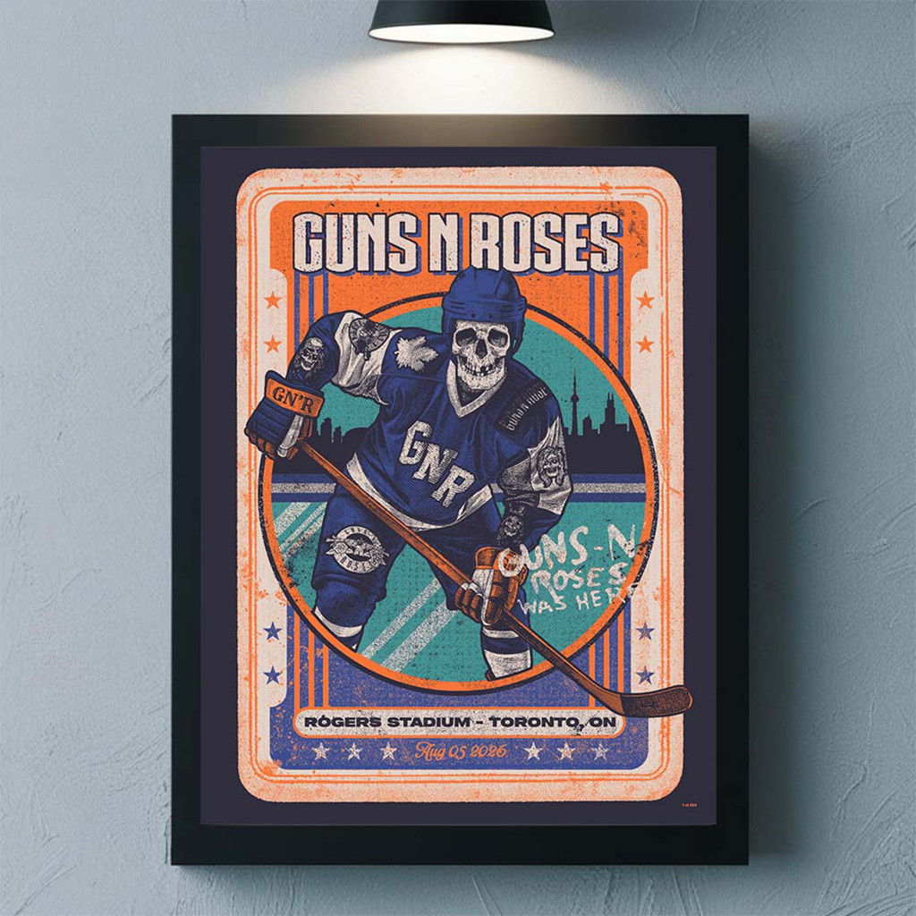 Guns N Roses Toronto Ontario Canada 2026 Event Poster Guns N Roses Merch Home Wall Art - Kdjoy