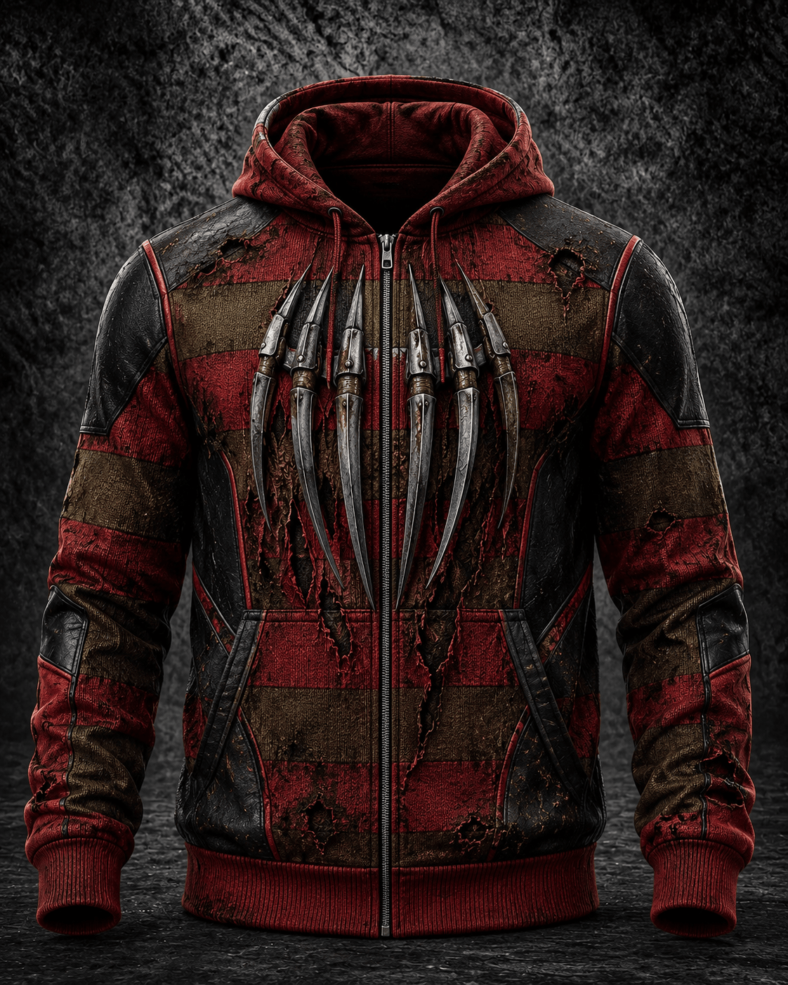 Halloween Horror Costume Killers Zip Hoodie Scary Horror Clothing Gifts For Halloween - Kdjoy Halloween Horror Costume Killers Zip Hoodie Scary Horror Clothing Gifts For Halloween - Kdjoy