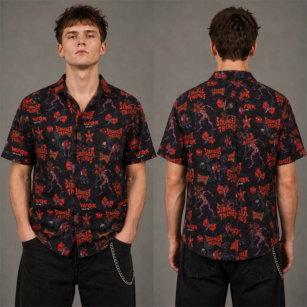 Halloween Horror Nights 2026 RSVLT Stranger Things 5 Hawaiian Shirt HHN Merch Horror Fan Gifts - Kdjoy