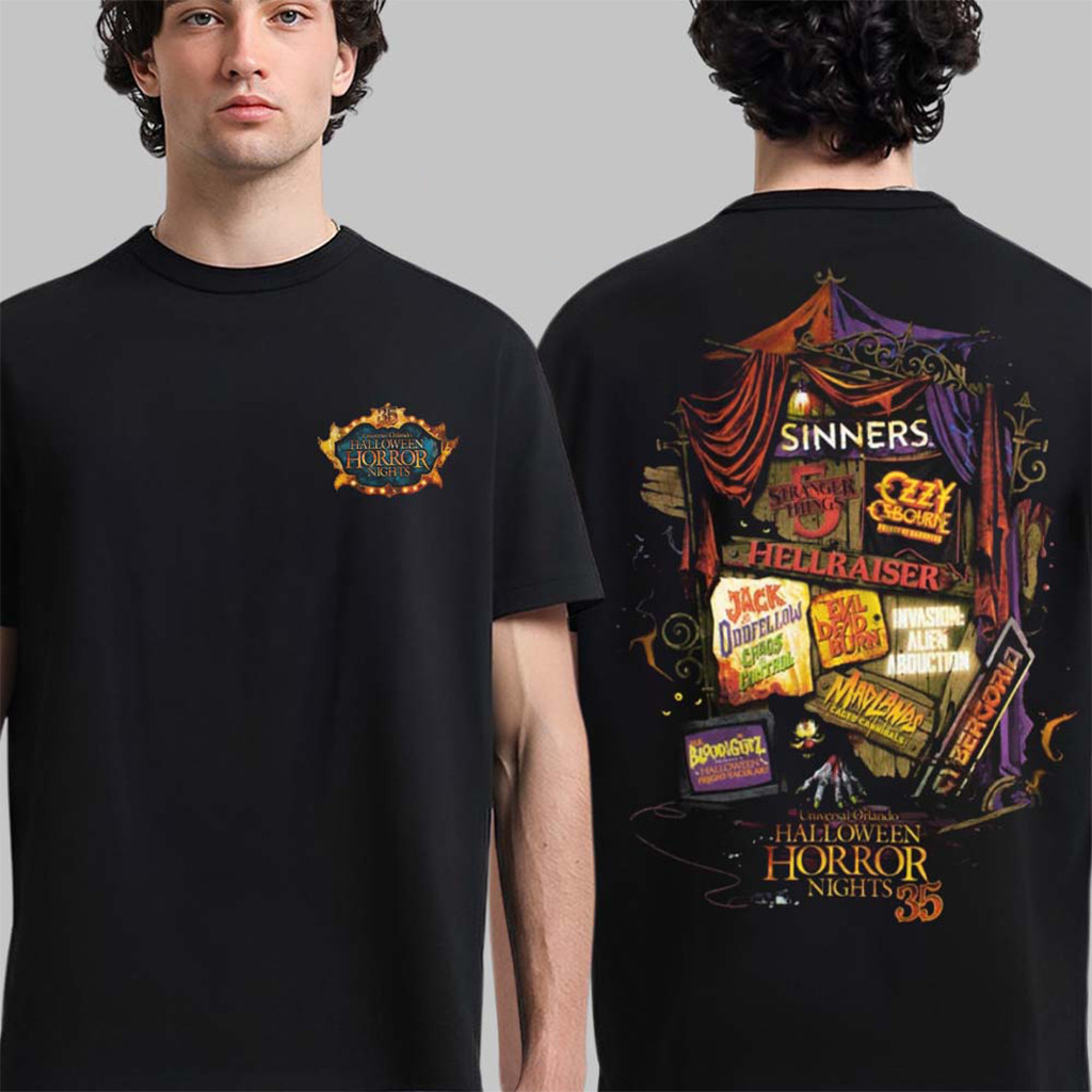 Halloween Horror Nights 35 2026 Universal Orlando House T-Shirt HHN Merch Gift For Halloween - Kdjoy