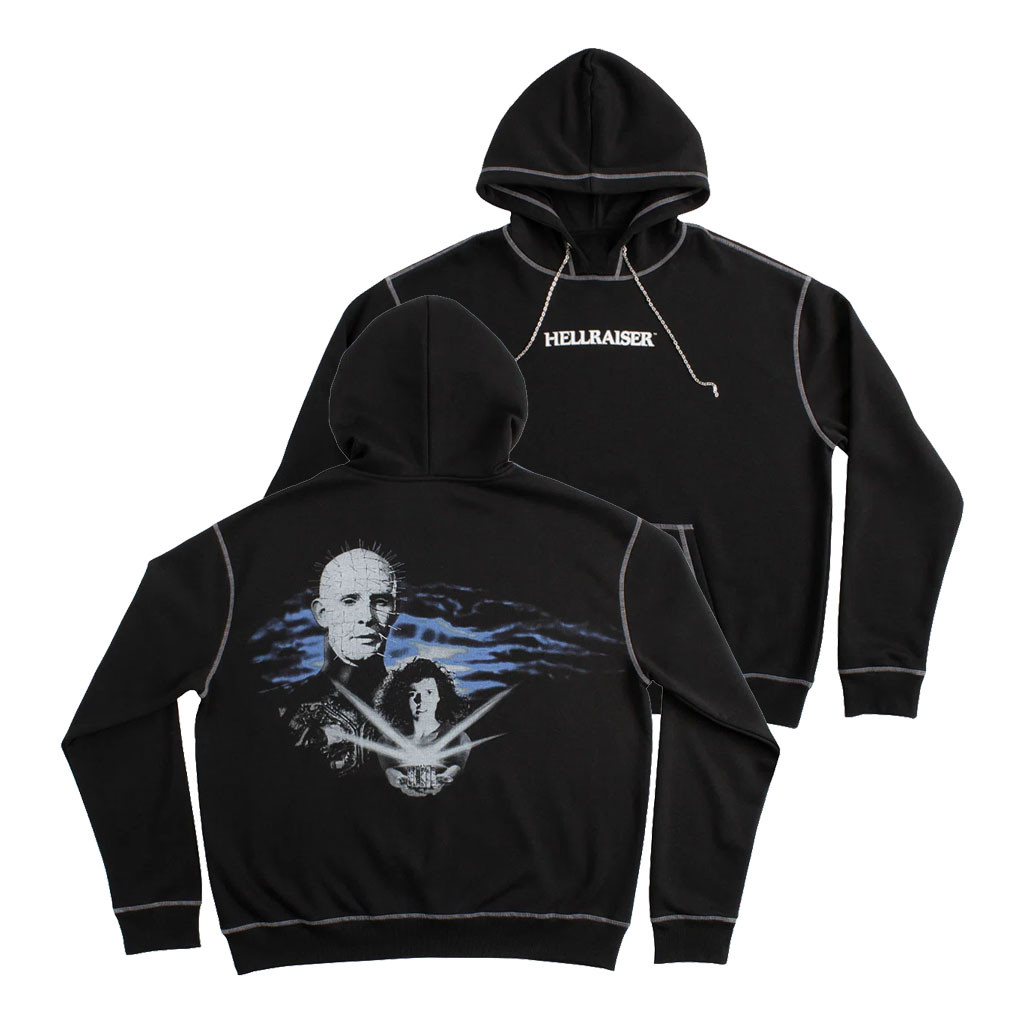 Halloween Horror Nights Merch 2026 Hellraiser Hoodie HHN Merch Gift For Horror Fans - Kdjoy Halloween Horror Nights Merch 2026 Hellraiser Hoodie HHN Merch Gift For Horror Fans - Kdjoy
