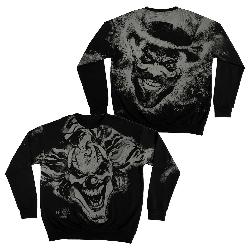 Halloween Horror Nights Merch 2026 Icons Crewneck Sweater HHN Merch Gift For Horror Lovers - Kdjoy Halloween Horror Nights Merch 2026 Icons Crewneck Sweater HHN Merch Gift For Horror Lovers - Kdjoy