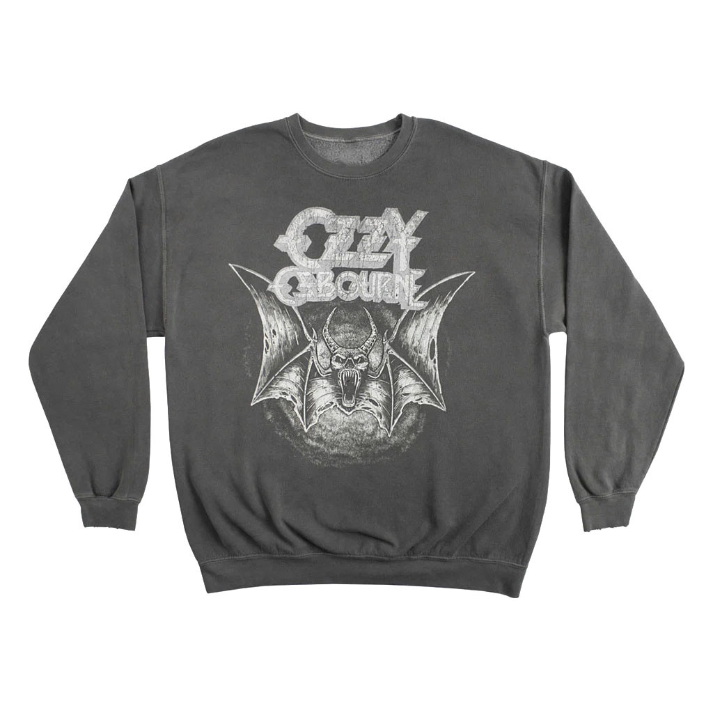 Halloween Horror Nights Merch 2026 Ozzy Osbourne Crewneck Sweatshirt HHN Merch Gifts For Him - Kdjoy Halloween Horror Nights Merch 2026 Ozzy Osbourne Crewneck Sweatshirt HHN Merch Gifts For Him - Kdjoy