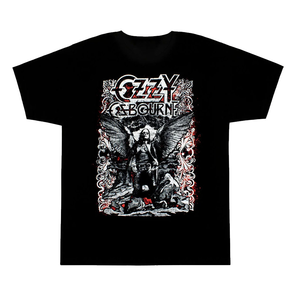 Halloween Horror Nights Merch 2026 Ozzy Osbourne T-Shirt Black HHN Merch Gift For Music Fans - Kdjoy
