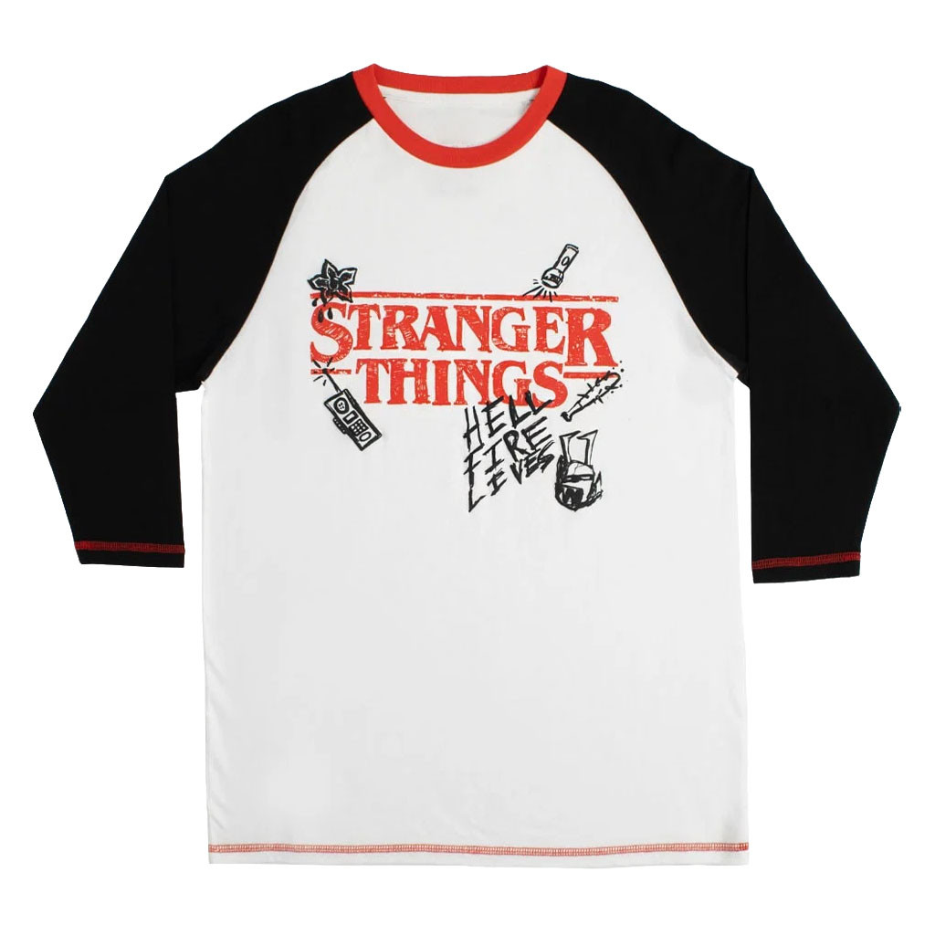 Halloween Horror Nights Merch 2026 Stranger Things 5 Hellfire Lives Raglan Shirt HHN Merch - Kdjoy