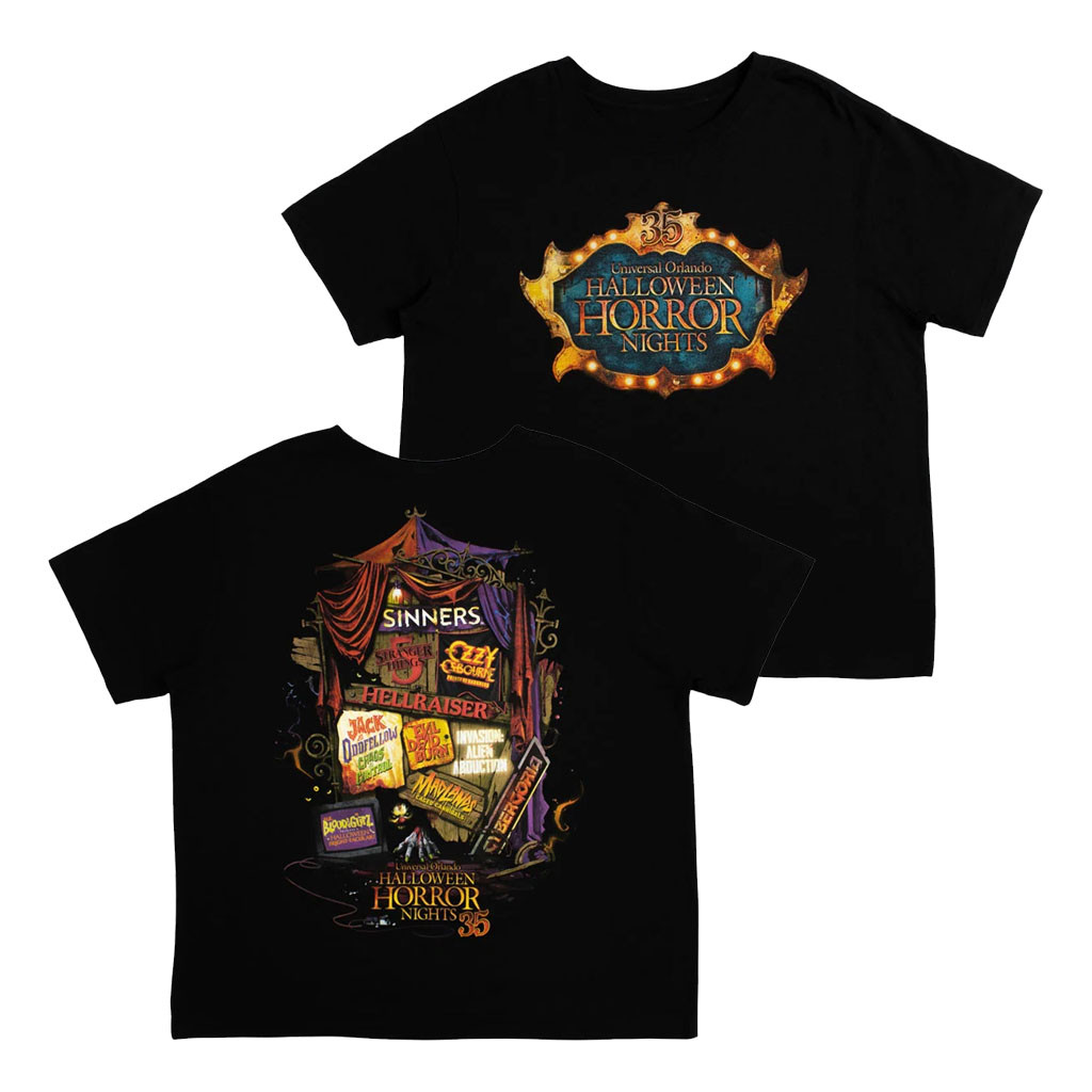 Halloween Horror Nights Merch 2026 Universal Orlando House T-Shirt HHN Merch Halloween Present - Kdjoy