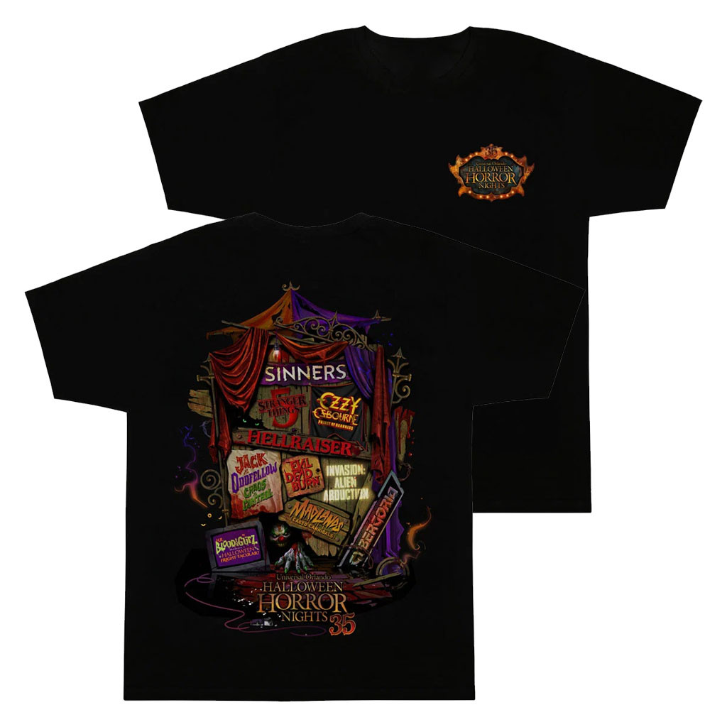 Halloween Horror Nights Merch 2026 Universal Orlando House T-Shirt HHN Merch Horror Fan Gifts - Kdjoy