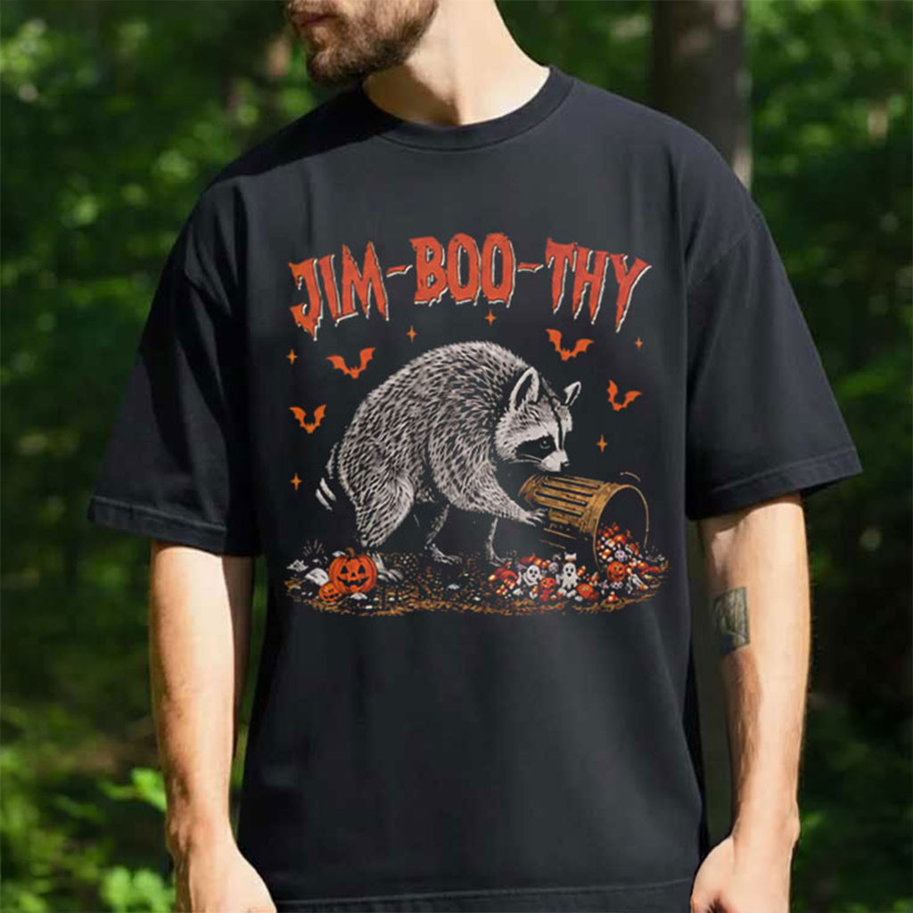 Halloween Jimothy Raccoon Jim Boo Thy Meme T-Shirt Funny Shirt Gift For Halloween - Kdjoy Halloween Jimothy Raccoon Jim Boo Thy Meme T-Shirt Funny Shirt Gift For Halloween - Kdjoy