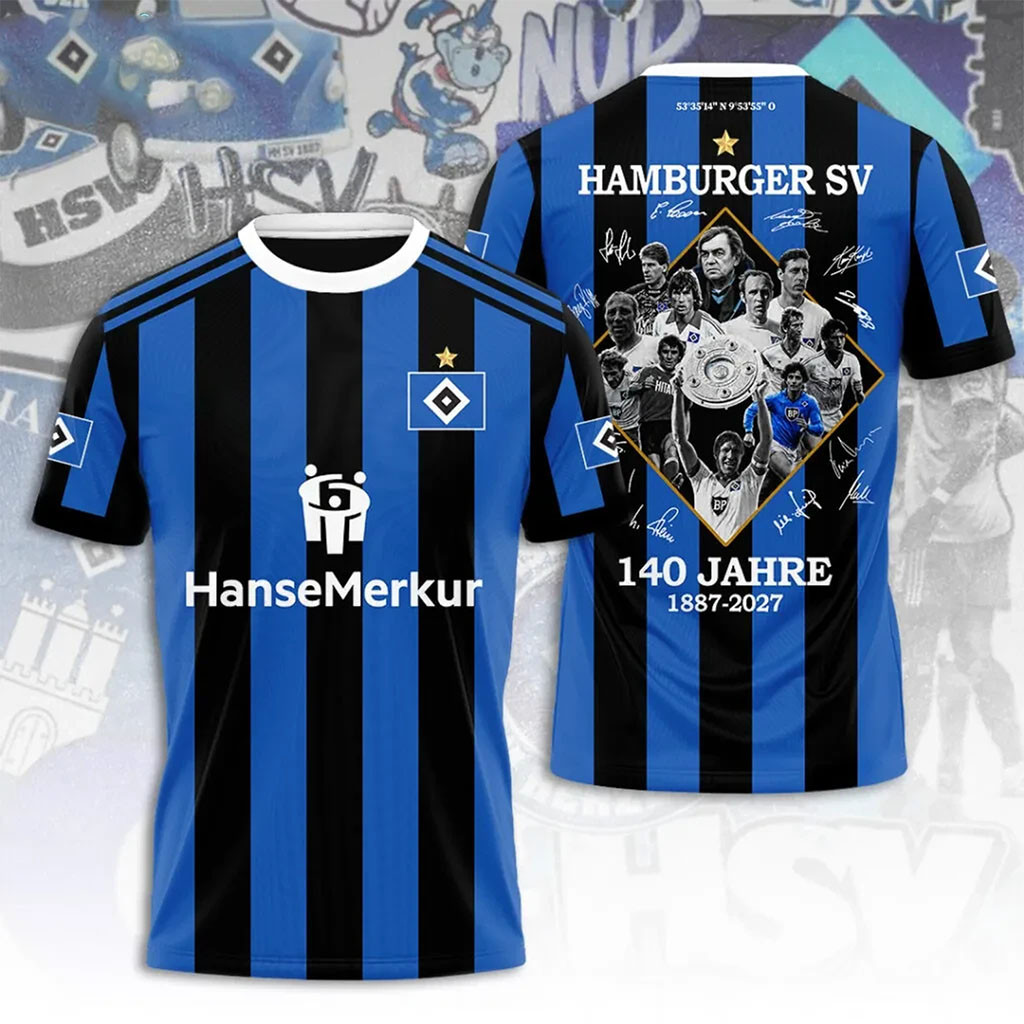 Hamburger SV 140th Anniversary Shirt Hamburger SV Merch Presents For Football Fans - Kdjoy Hamburger SV 140th Anniversary Shirt Hamburger SV Merch Presents For Football Fans - Kdjoy