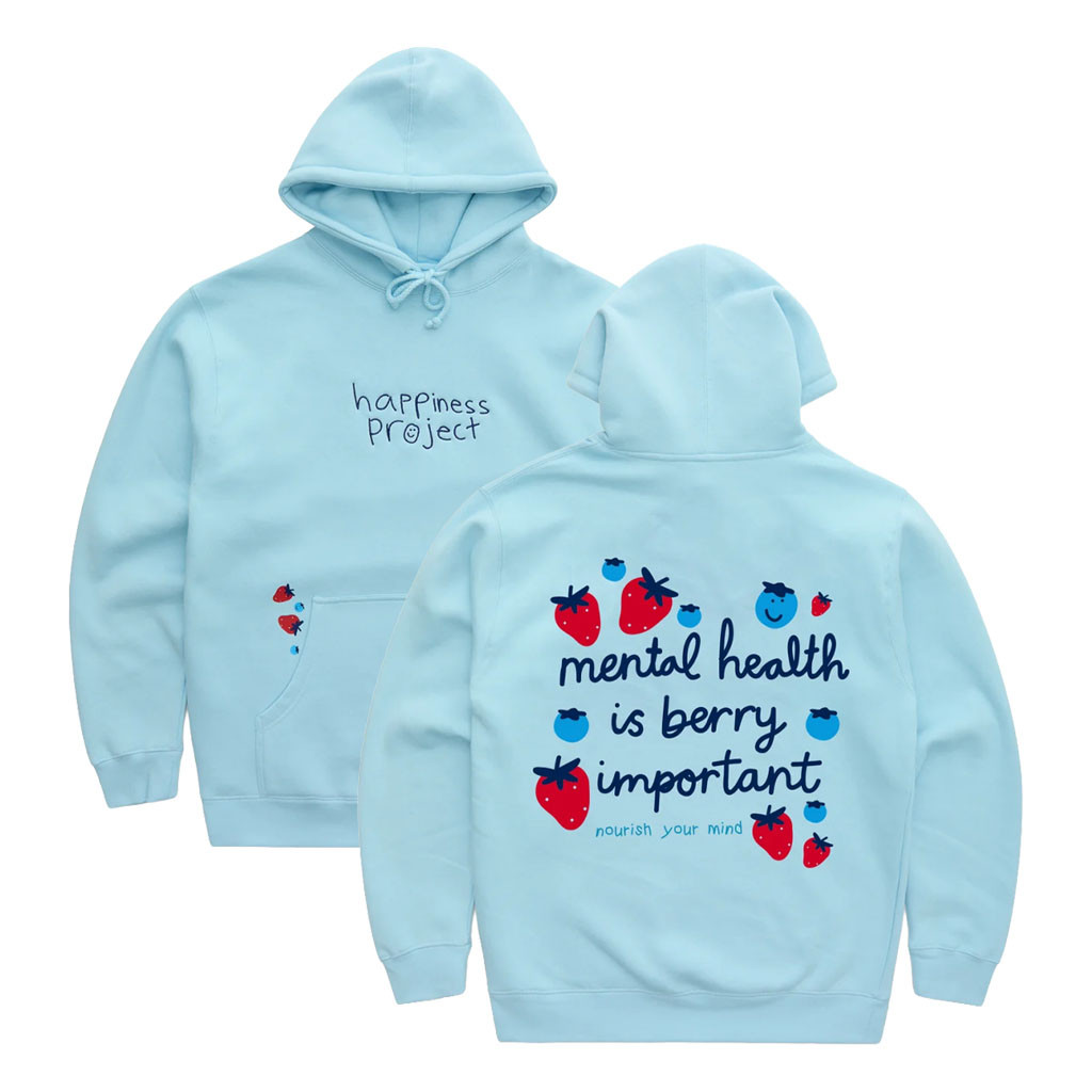 Happiness Project Merch 2026 Berry Important Hoodie Mental Health Awareness Clothing - Kdjoy