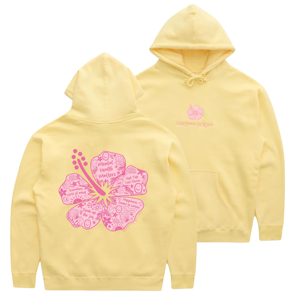 Happiness Project Merch 2026 Paradise Bloom Hoodie Mental Health Awareness Hoodie Gift For Her - Kdjoy