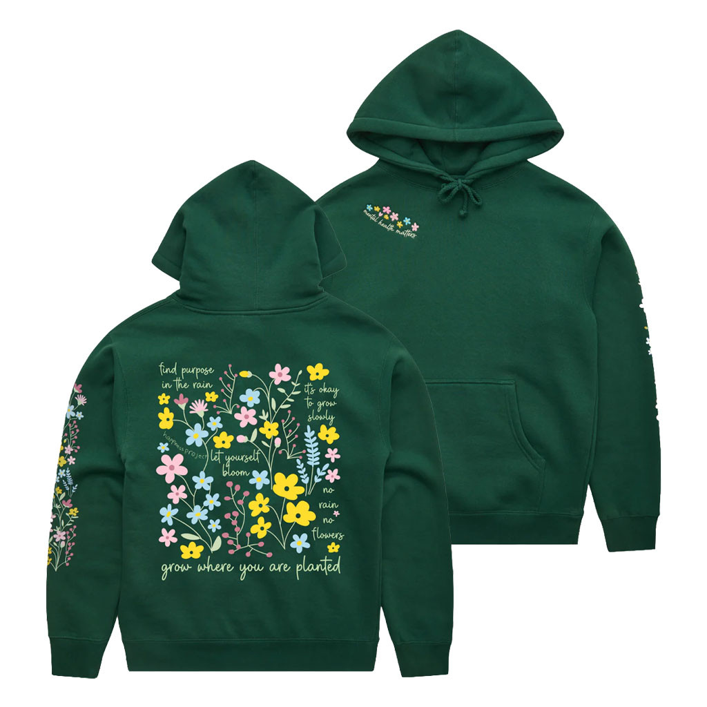 Happiness Project Merch 2026 Wildflower Hoodie Grow Where You Are Planted Hoodie Best Gifts - Kdjoy