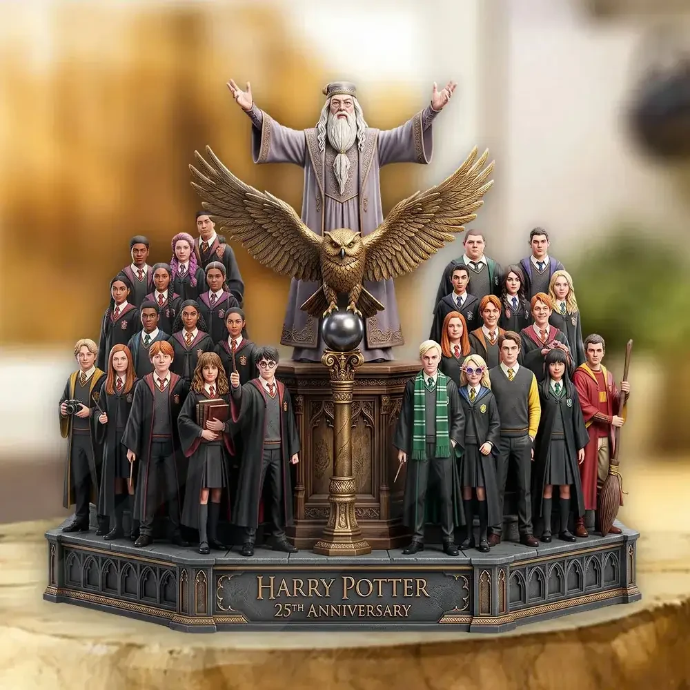 Harry Potter 25 Years Of Magic Hogwarts Castle Acrylic Plaque Harry Potter Merch Fans Gifts - Kdjoy