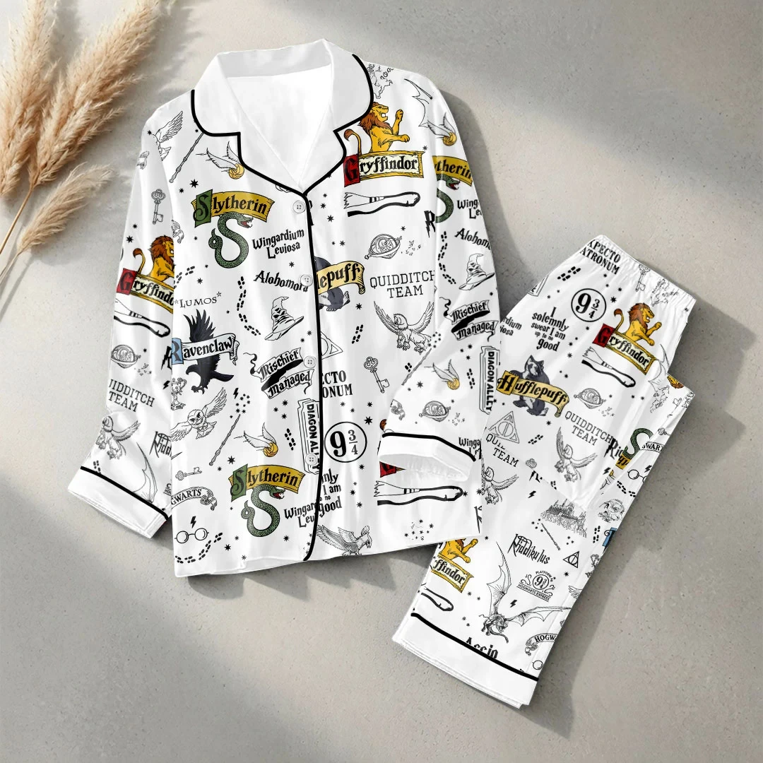 Harry Potter 25 Years Of Magic Pajama Sets Harry Potter Merch Gift Ideas for Sisters - Kdjoy Harry Potter 25 Years Of Magic Pajama Sets Harry Potter Merch Gift Ideas for Sisters - Kdjoy