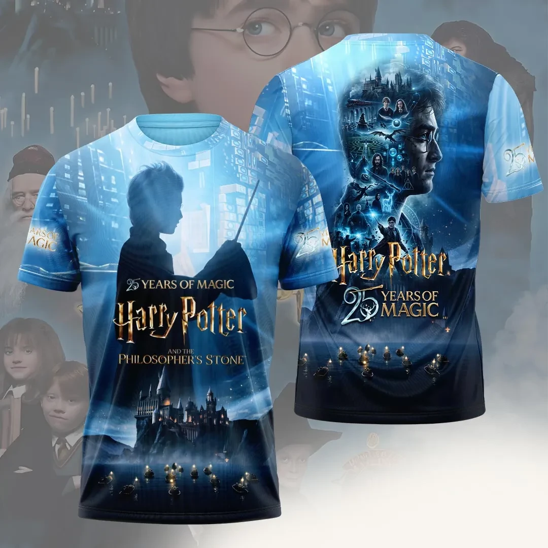 Harry Potter 25 Years Of Magic T-Shirt Harry Potter Merch Present For Fantasy Lovers - Kdjoy