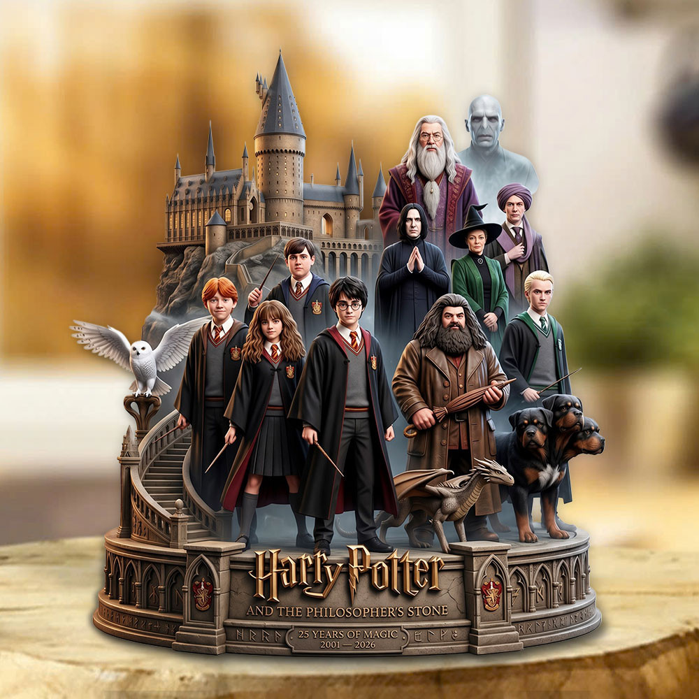 Harry Potter 25th Anniversary 2026 Acrylic Plaque Harry Potter Merch Display Decor Best Gifts - Kdjoy