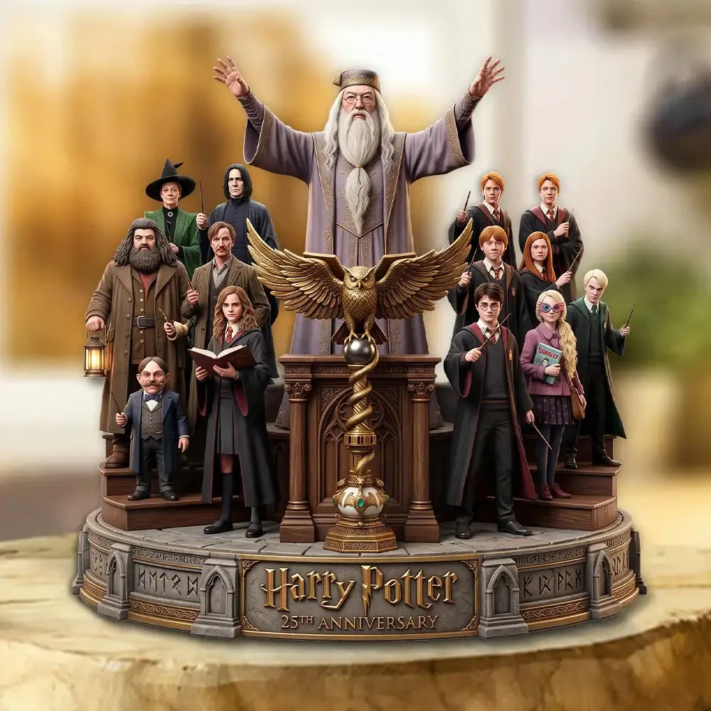 Harry Potter 25th Anniversary Acrylic Plaque 2026 Harry Potter Merch Display Decorations - Kdjoy
