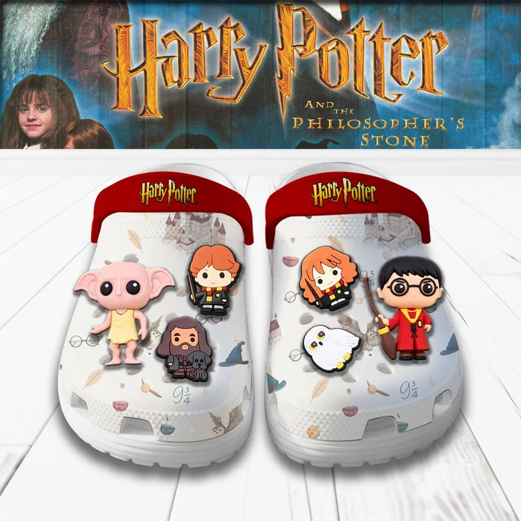 Harry Potter 25th Anniversary Clogs Hogwarts Castle Magical Harry Potter Merch Fan Gifts - Kdjoy