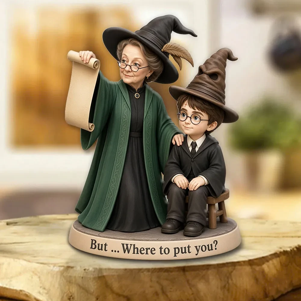 Harry Potter 25th Anniversary Merch 2026 But Where To Put You Acrylic Plaque Display Decor - Kdjoy