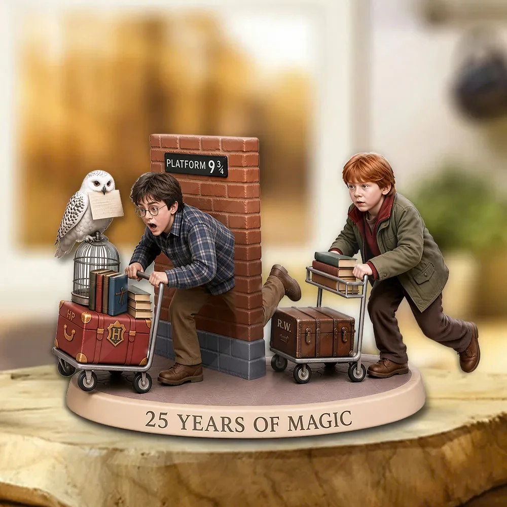 Harry Potter 25th Anniversary Merch 2026 Platform 9 3 4 Acrylic Plaque Harry Potter Fan Gifts - Kdjoy