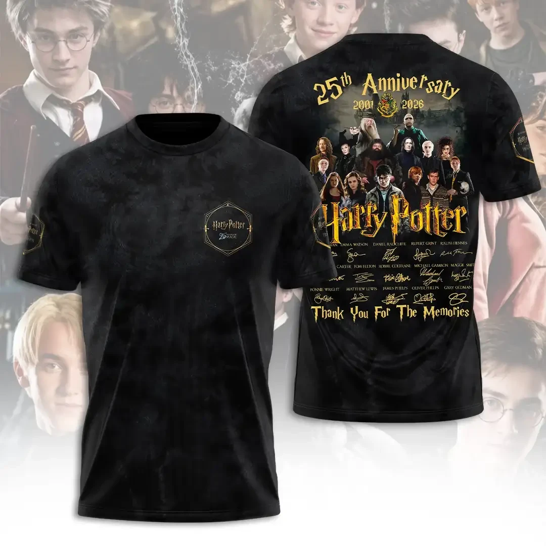 Harry Potter 25th Anniversary Thank You For The Memorial T-Shirt Harry Potter Merch Fan Gifts - Kdjoy