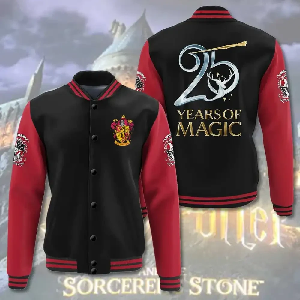 Harry Potter 25th Anniversary Thank You For The Memorial Varsity Jacket 2026 Harry Potter Merch - Kdjoy