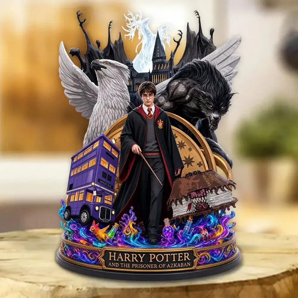Harry Potter And The Prisoner Of Azkaban Acrylic Plaque Harry Potter Merch Display Room Decor - Kdjoy