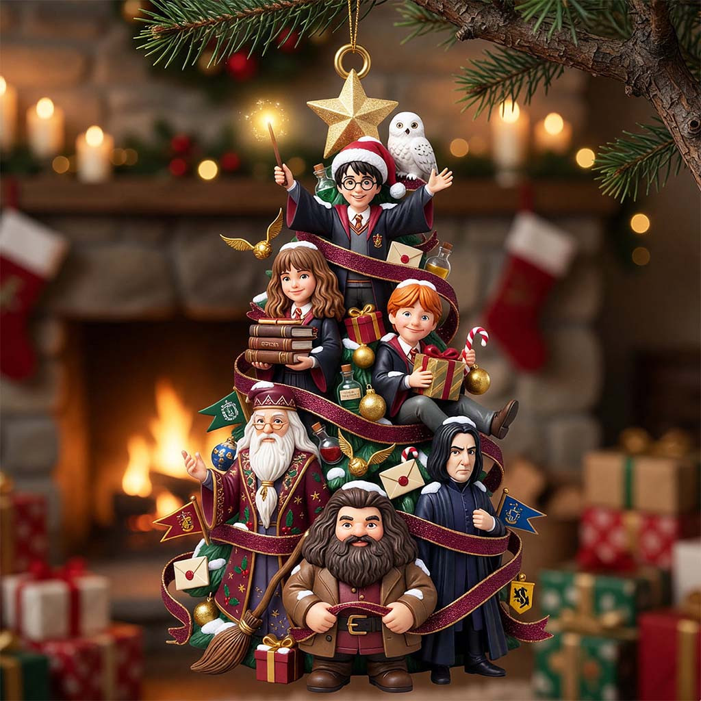 Harry Potter Christmas Acrylic Ornament Xmas Tree Decorations Gifts For Fans