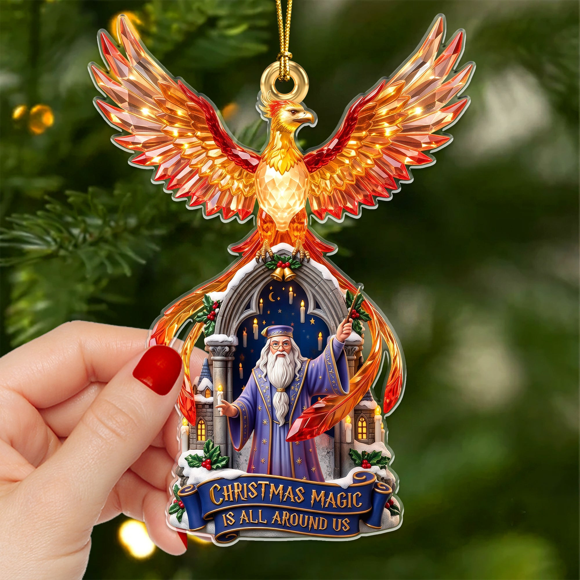 Harry Potter Master Of The Fantastical Universe Acrylic Ornament Christmas Gifts - Kdjoy