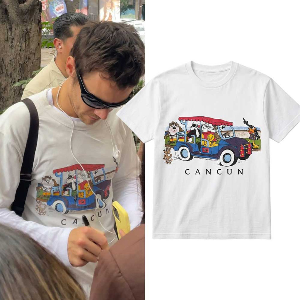 Harry Styles Looney Tunes Cancun Golf Cart Shirt 2026 Harry Styles Tour Merch Gift For Him - Kdjoy