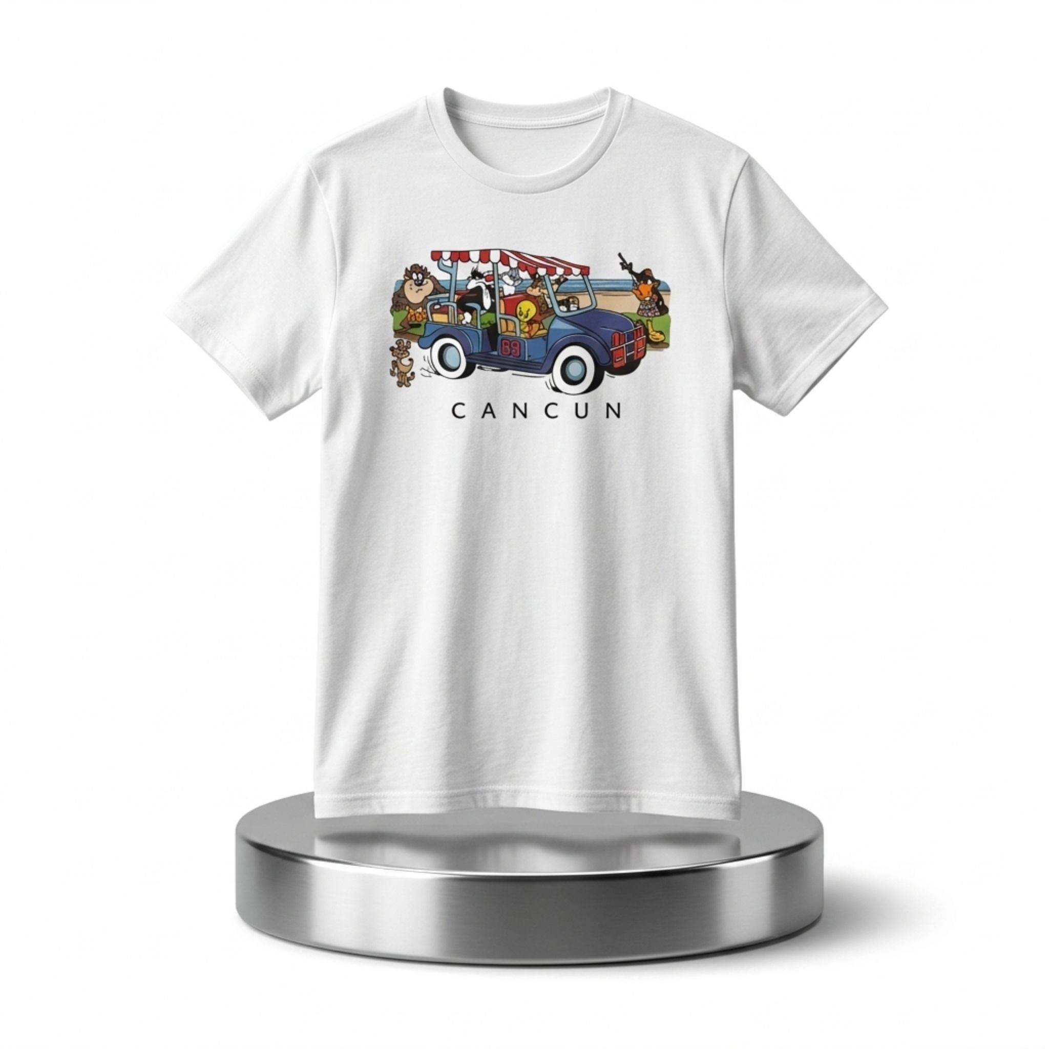 Harry Styles Looney Tunes Cancun Golf Cart Shirt Harry Styles Merch Gifts For BFF - Kdjoy