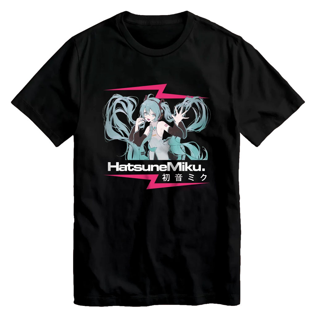 Hatsune Miku Merch 2026 Electric Mike Hatsune Miku Black T-Shirt Best Gifts For Fans - Kdjoy Hatsune Miku Merch 2026 Electric Mike Hatsune Miku Black T-Shirt Best Gifts For Fans - Kdjoy
