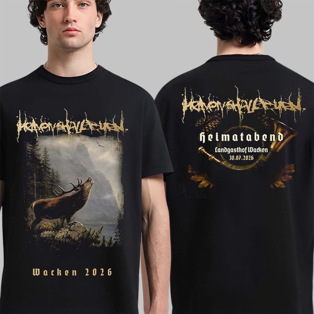 Heaven Shall Burn Wacken Open Air Festival 2026 Heimatabend T-Shirt Heaven Shall Burn Merch - Kdjoy