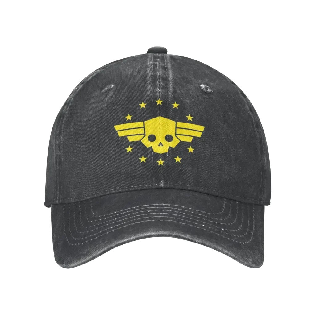 Helldivers Merch 2026 Super Earth Skull Logo Hat Embroidered Gift For Video Game Lovers Helldivers Merch 2026 Super Earth Skull Logo Hat Embroidered Gift For Video Game Lovers
