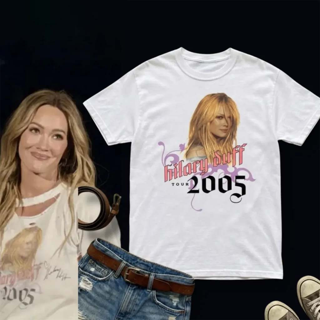 Hilary Duff The Lucky Me Tour 2026 Concert Outfit July 20 Morrison CO Most Wanted Tour 2005 Shirt - Kdjoy