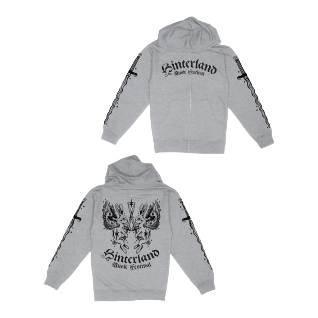Hinterland Music Festival Merch 2026 Bunny Zip Hoodie Birthday Gifts For Music Lovers - Kdjoy Hinterland Music Festival Merch 2026 Bunny Zip Hoodie Birthday Gifts For Music Lovers - Kdjoy