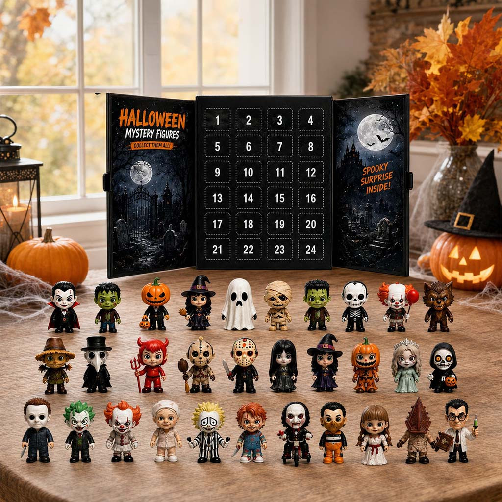 Horror Movie Advent Calendar 2026 Spooky Surprise Inside Halloween Merch Gift For Friends - Kdjoy