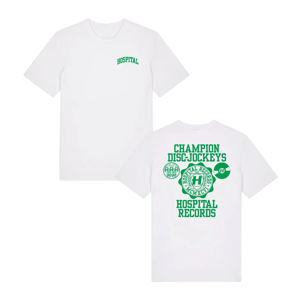 Hospital Records Merch 2026 Champions Disc-Jockeys T-Shirt Presents For Music Lovers - Kdjoy